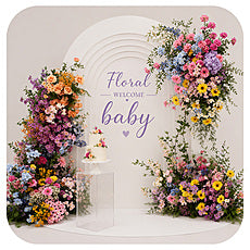Floral Welcome Baby