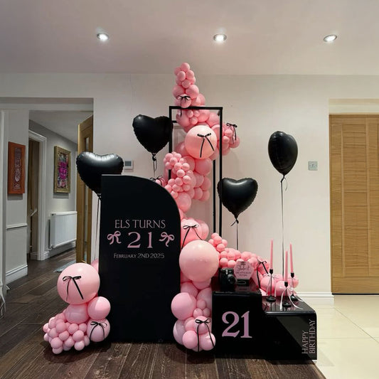 The Black Heart Birthday Setup