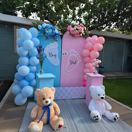 Luxury Boy or Girl Gender Reveal Decoration