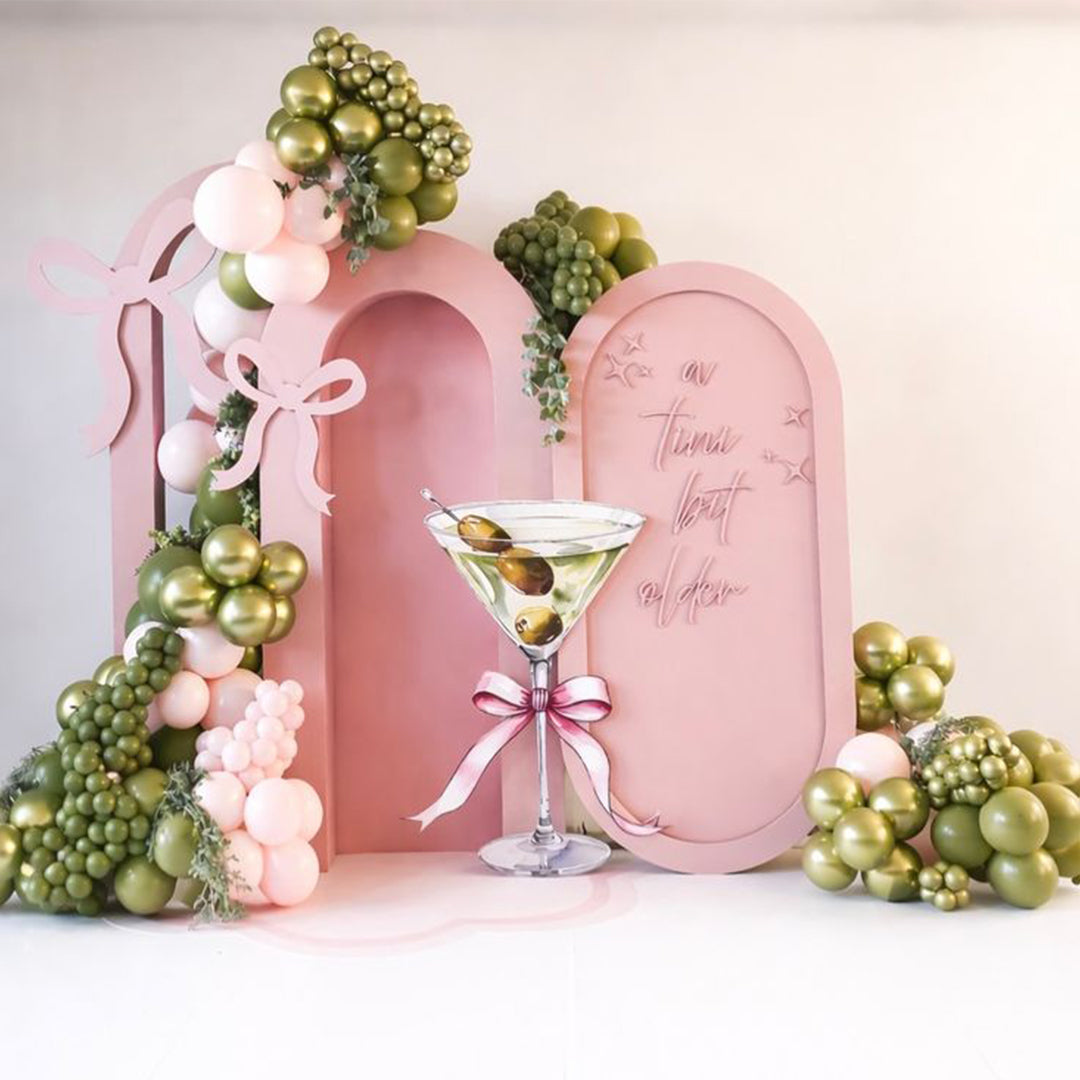 The Pastel Martini Birthday Setup
