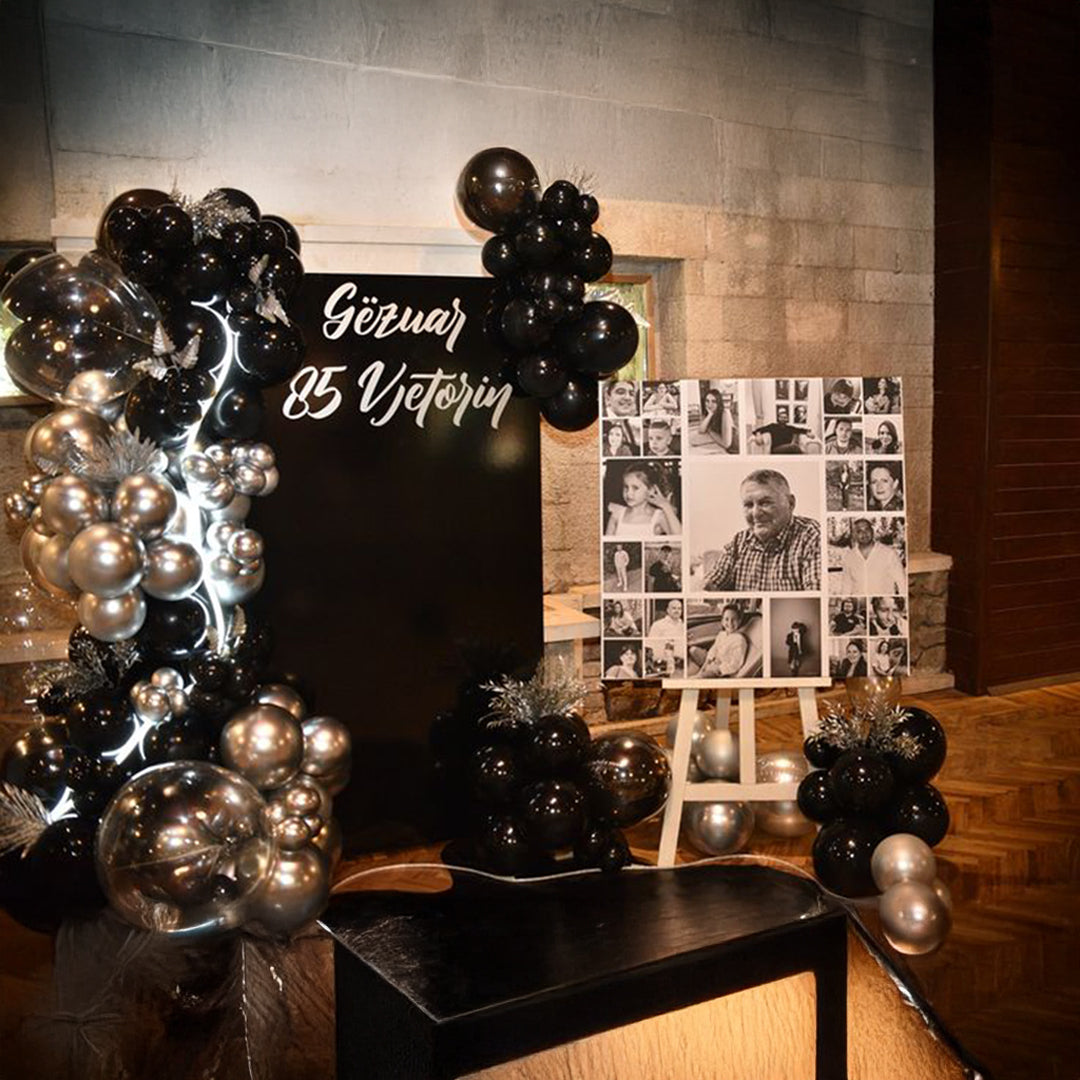 The Customized Black Birthday Setup
