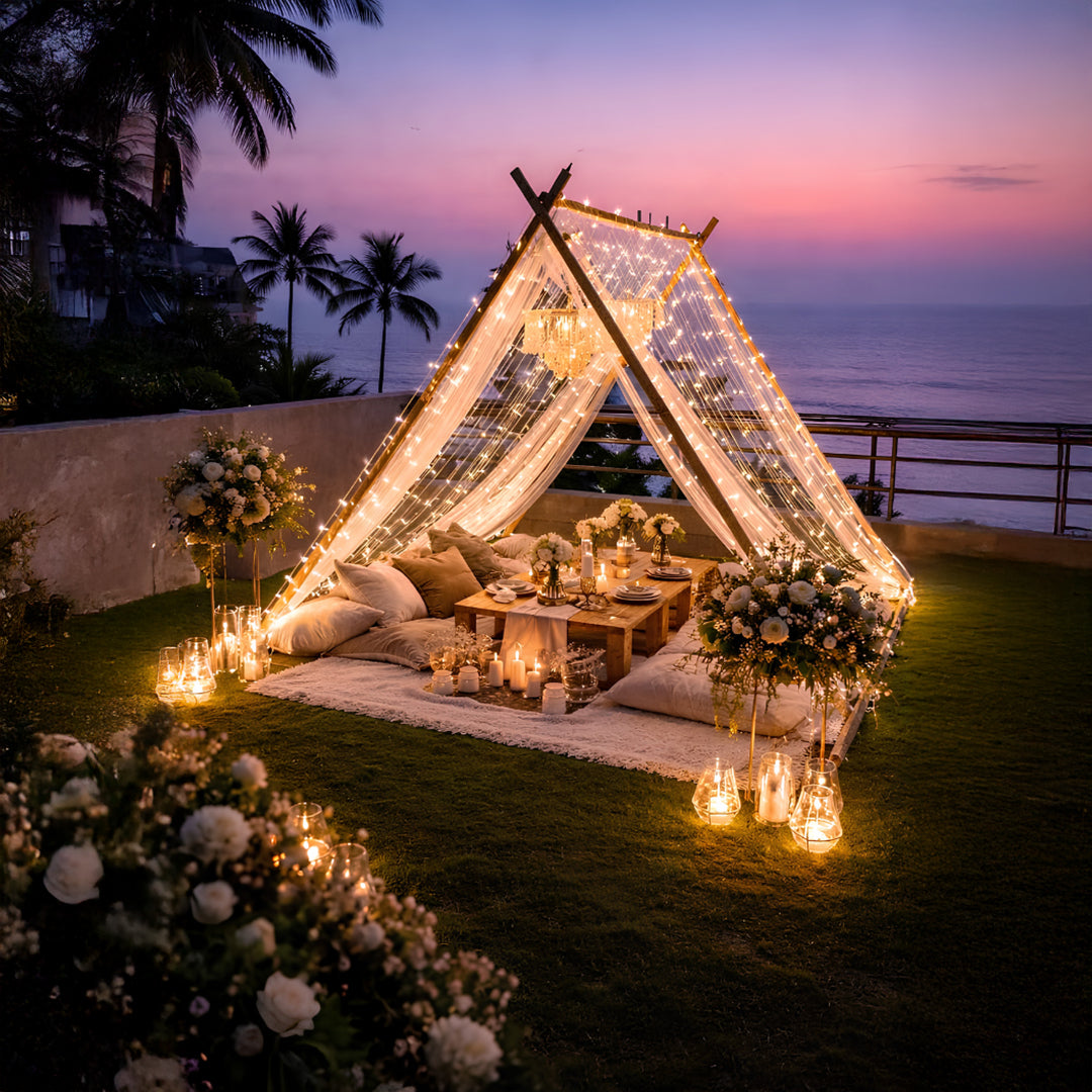 The Fairy Canopy Romantic Proposal Decor